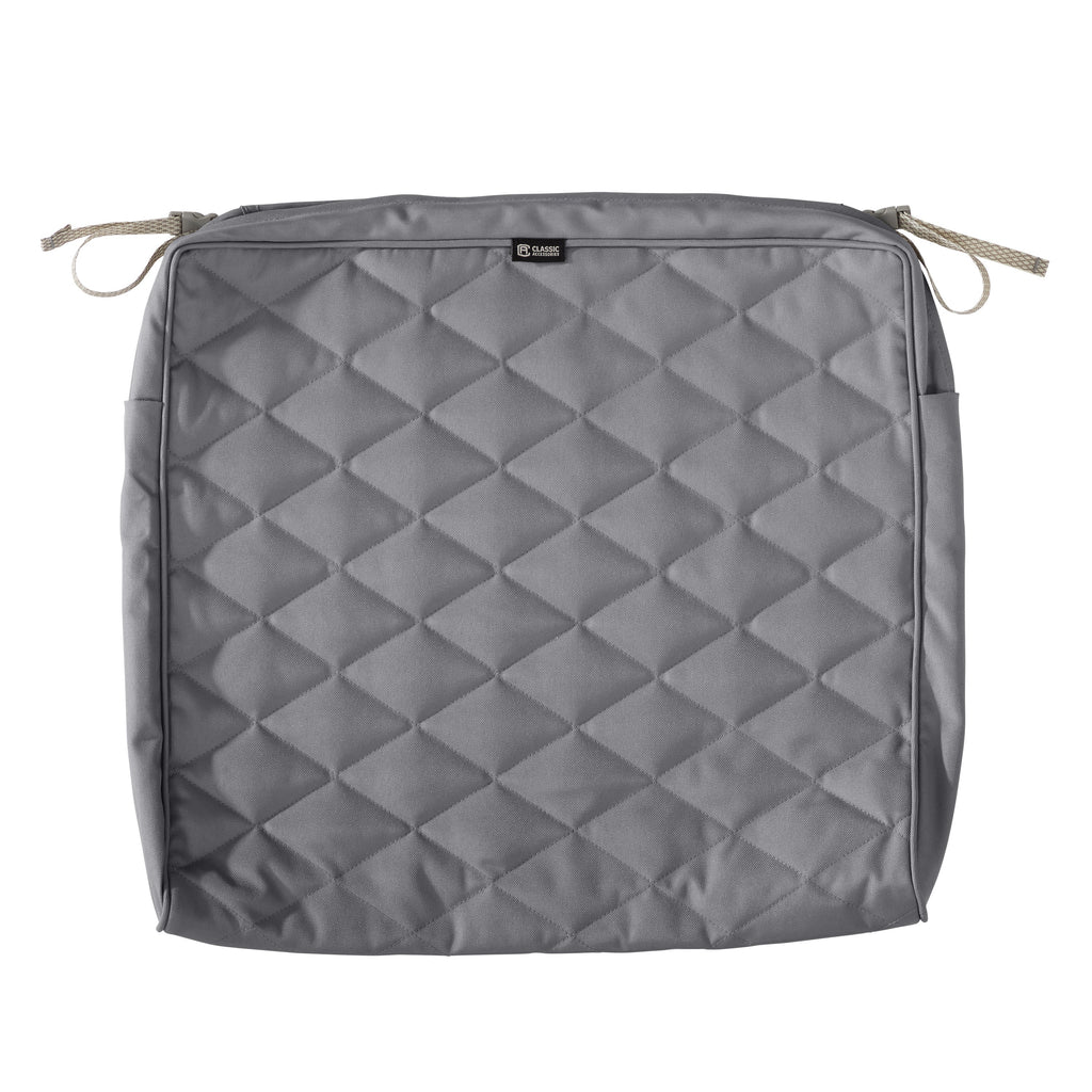 Easygoing Covers Fade-Resistant Water-Resistant Patio Quilted Seat Cushion Cover image 34