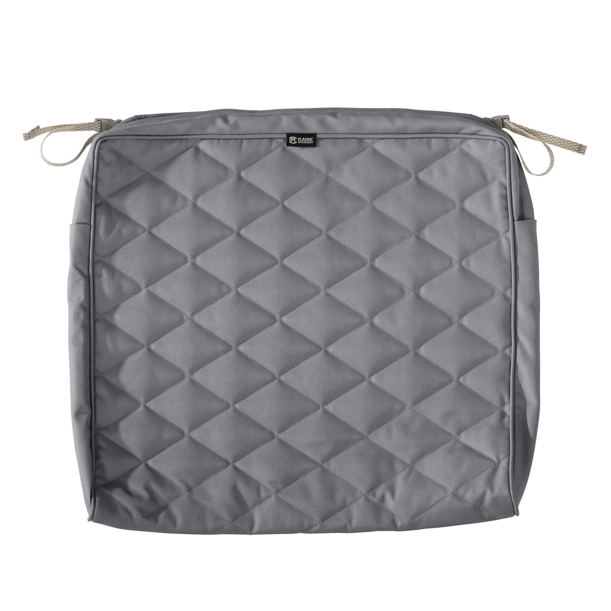 Easygoing Covers Fade-Resistant Water-Resistant Patio Quilted Seat Cushion Cover image 34