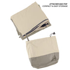 Easygoing Covers Round Patio Table and Chair Set Cover, Small, Grey image 9