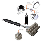 Water-Resistant BBQ Grill Cover with Coiled Grill Brush & Magnetic LED Light image 9