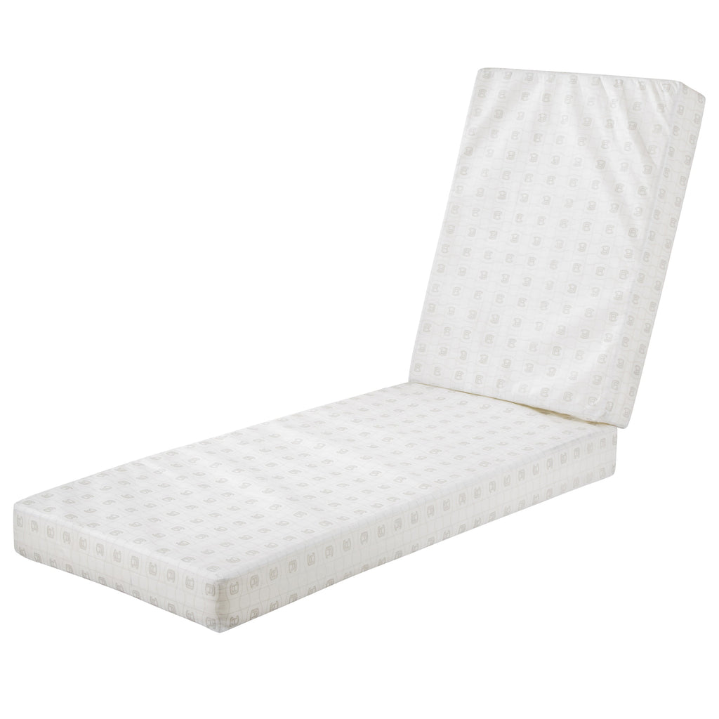 Easygoing Covers Fade-Resistant Water-Resistant Rectangle Patio Quilted Chaise Lounge Cushion image 29