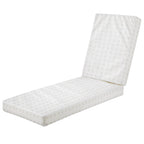 Easygoing Covers Fade-Resistant Water-Resistant Rectangle Patio Quilted Chaise Lounge Cushion image 29