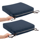 Easygoing Covers Fade-Resistant Water-Resistant Rectangular Patio Lounge Seat Cushion Cover image 131