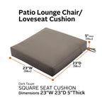 Easygoing Covers Outdoor Loveseat/Seat Cushion image 9