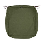 Easygoing Covers Fade-Resistant Water-Resistant 5 Inch Thick Square Patio Dining Seat Cushion Cover image 1