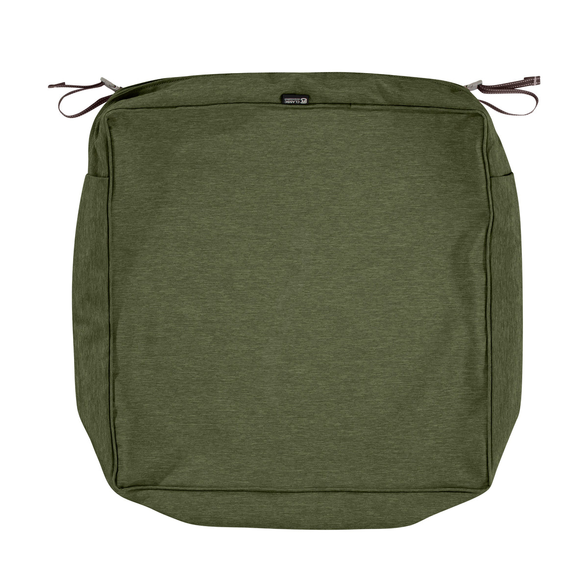 Easygoing Covers Fade-Resistant Water-Resistant 5 Inch Thick Square Patio Dining Seat Cushion Cover image 1