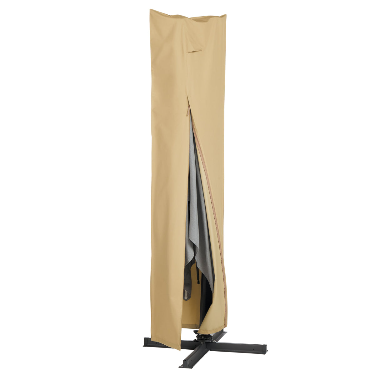 Easygoing Covers Water-Resistant 13 Foot Offset Umbrella and Frame Cover image 3
