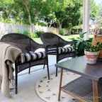 Easygoing Covers Indoor/Outdoor Reversible Throw Blanket, 66 x 59 Inch image 4