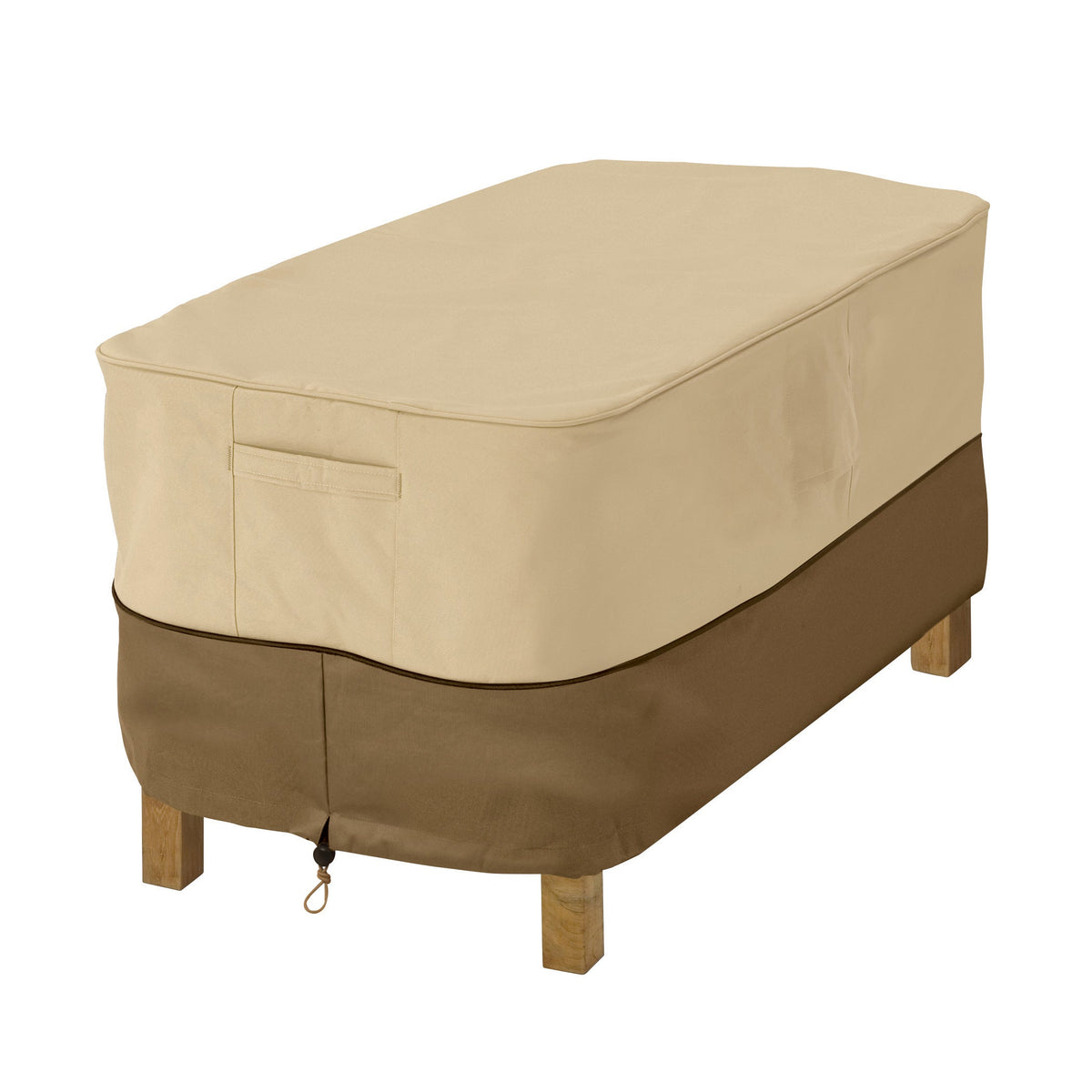 Easygoing Covers Water-Resistant Rectangular Patio Ottoman/Side Table Cover image 1