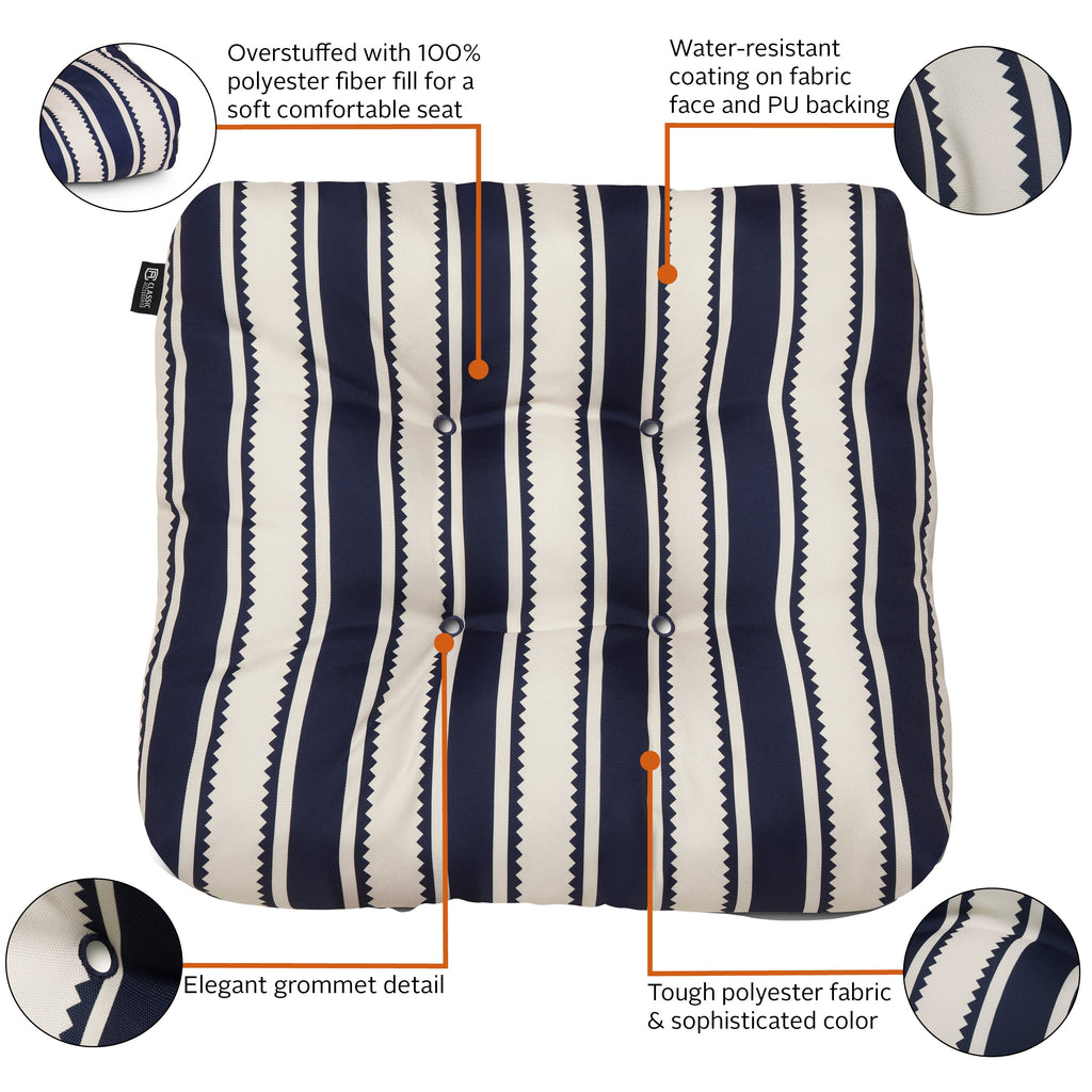 Easygoing Covers Patio Seat Cushion, 2 Pack, 19"W image 6