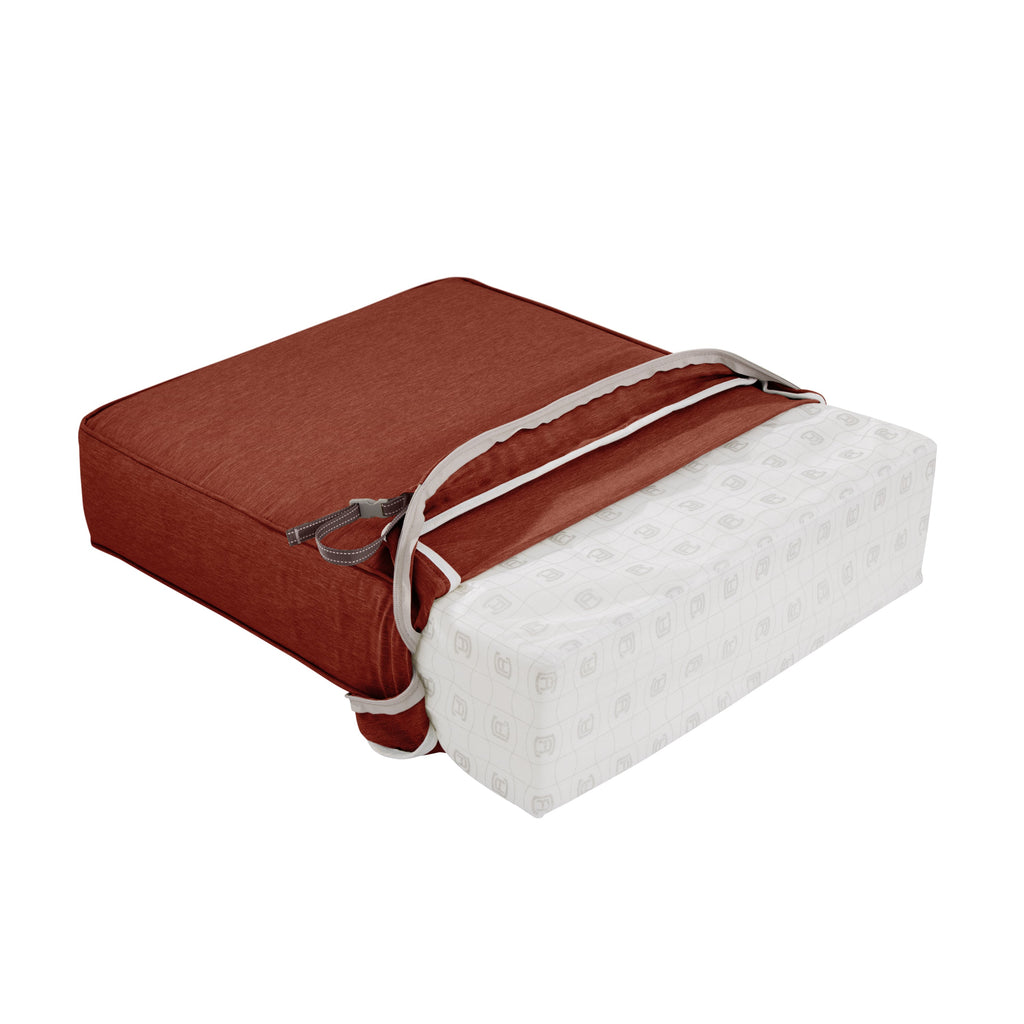 Easygoing Covers Fade-Resistant Water-Resistant 5 Inch Thick Rectangle Patio Lounge Seat Cushion image 38