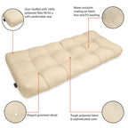 Easygoing Covers Patio Bench Cushion, 54”W image 52