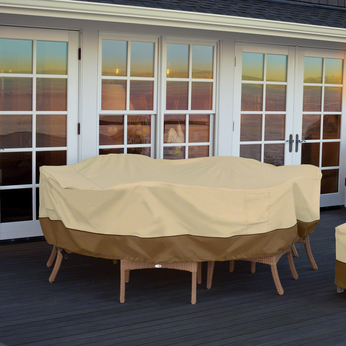 Easygoing Covers Water-Resistant Square Patio Table & Chair Set Cover image 3
