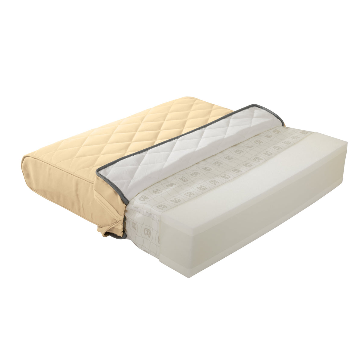 Easygoing Covers Fade-Resistant Patio Chair/Loveseat Back Quilted Cushion image 8