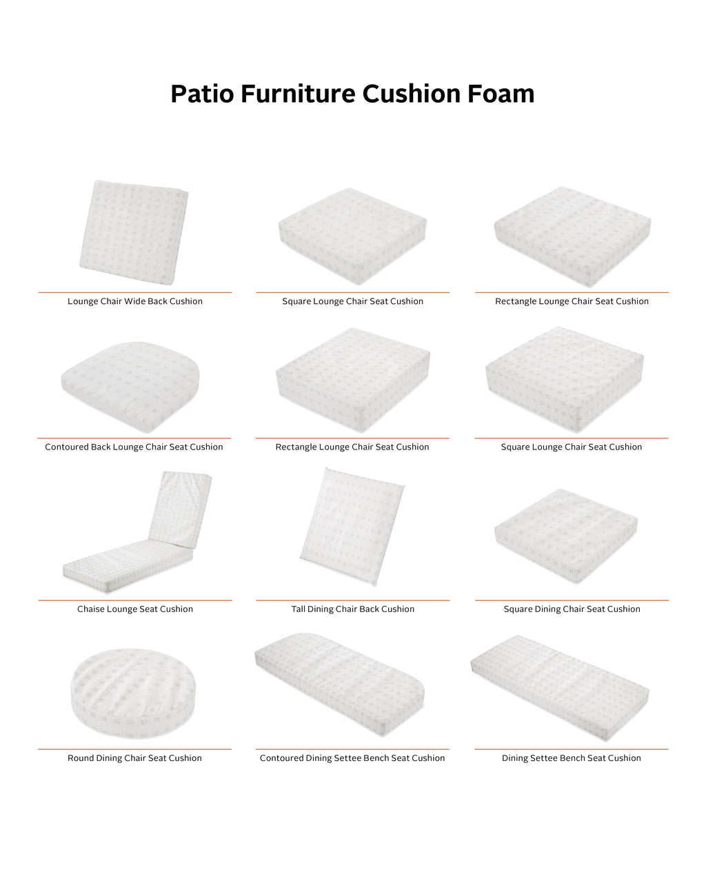 Easygoing Covers Patio Lounge Chair Pillow Back Cushion Foam image 12