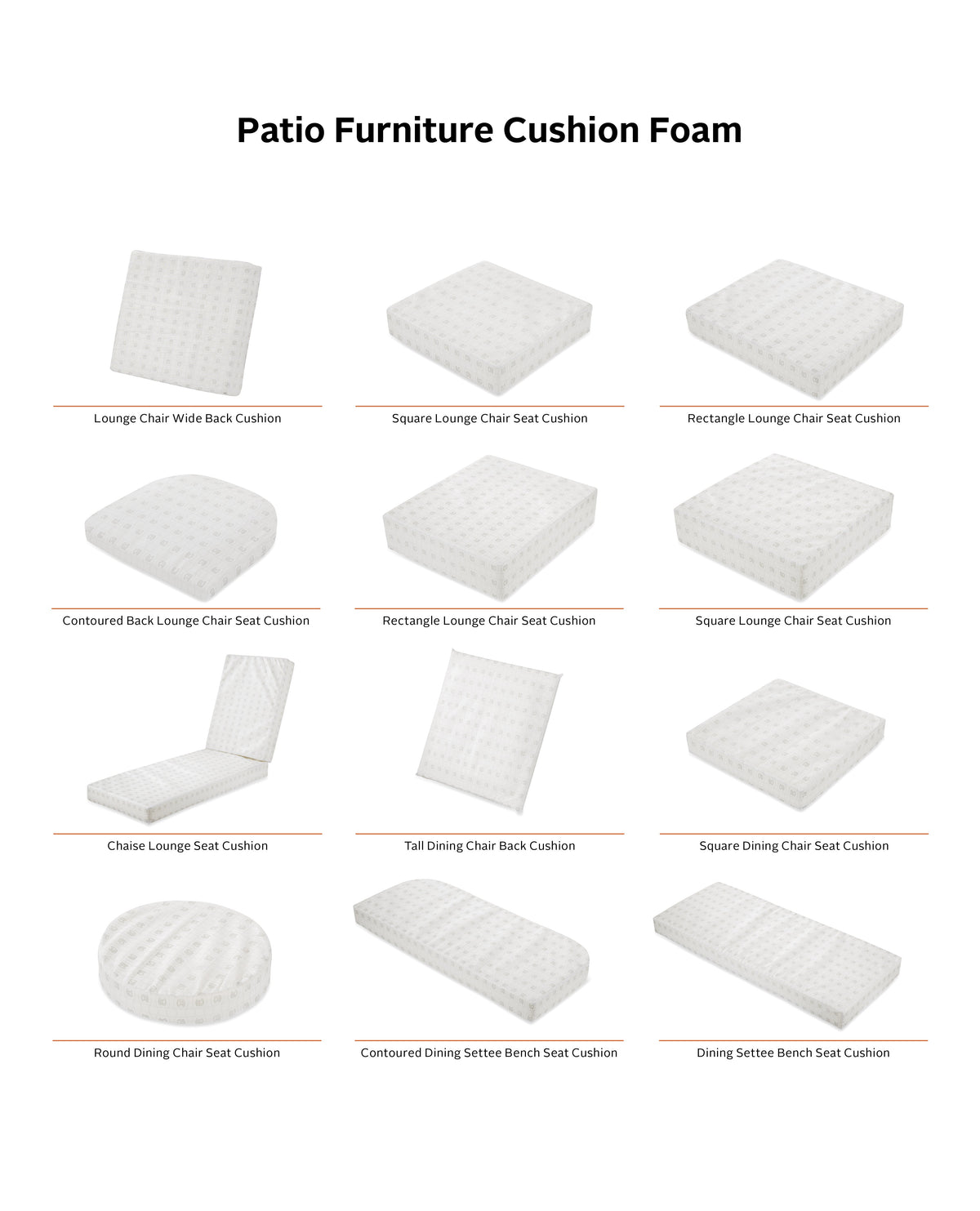 Easygoing Covers Patio Lounge Chair Pillow Back Cushion Foam image 12