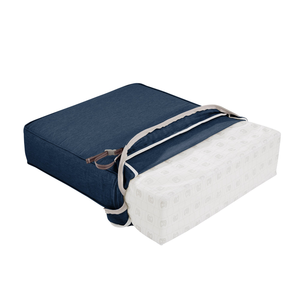Easygoing Covers Fade-Resistant Water-Resistant 5 Inch Thick Rectangle Patio Lounge Seat Cushion image 127