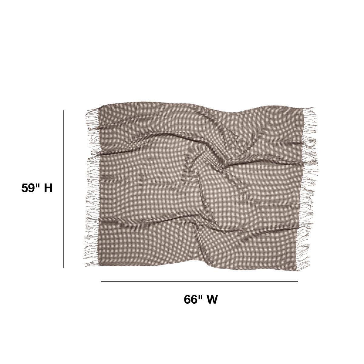 Easygoing Covers Indoor/Outdoor Reversible Throw Blanket, 66 x 59 Inch image 2