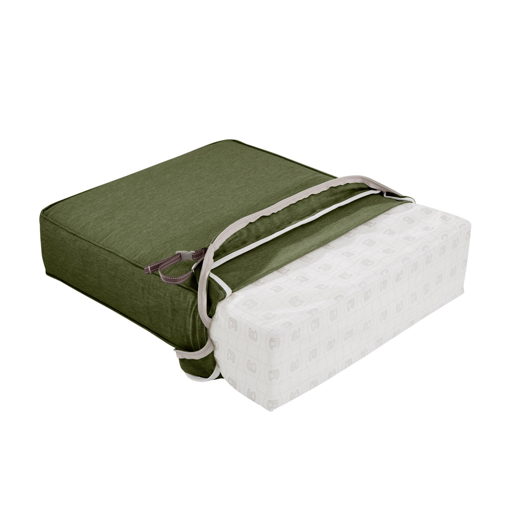 Easygoing Covers Fade-Resistant Water-Resistant 5 Inch Thick Rectangle Patio Lounge Seat Cushion image 149