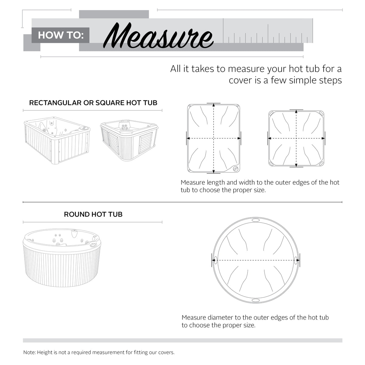 Easygoing Covers Water-Resistant Rectangular Hot Tub Cover image 10