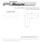 Easygoing Covers Water-Resistant Patio V-Shaped Sectional Lounge Set Cover image 11