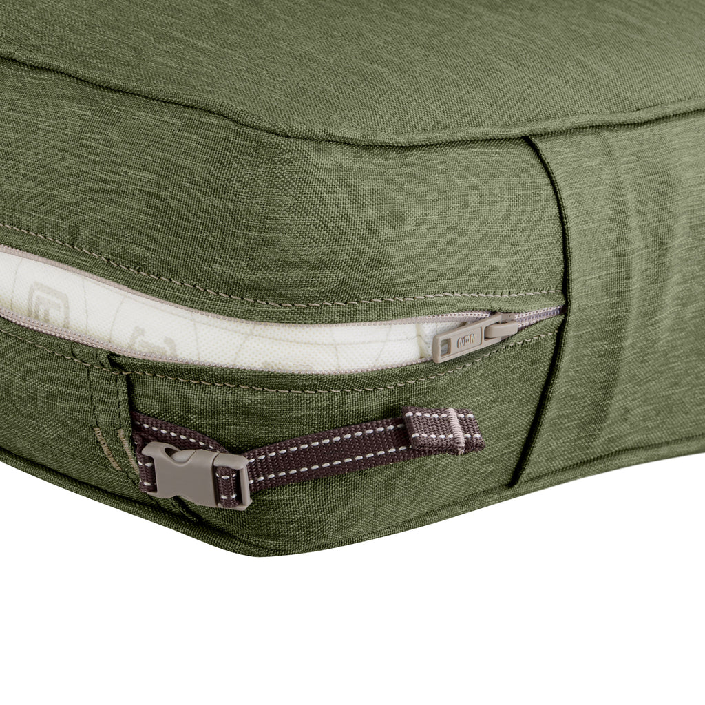 Easygoing Covers Fade-Resistant Water-Resistant Rectangular Patio Lounge Seat Cushion Cover image 80