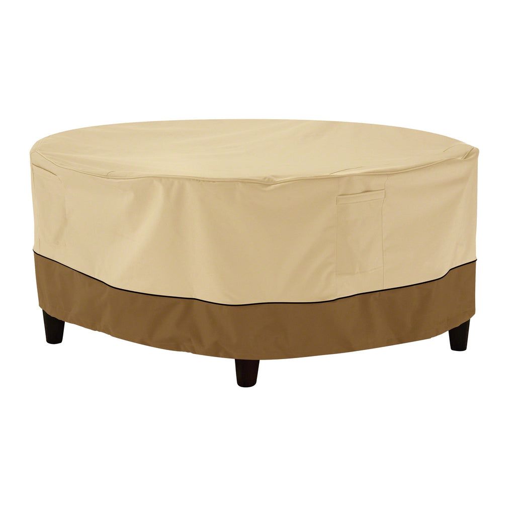 Easygoing Covers Water-Resistant Round Patio Ottoman/Coffee Table Cover image 1