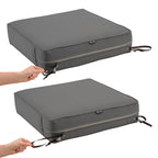 Easygoing Covers Fade-Resistant Water-Resistant 5 Inch Thick Rectangle Patio Lounge Seat Cushion image 116