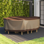 Easygoing Covers Ultimate Waterproof Outdoor Table with Chairs Cover, Rectangular image 9