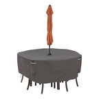 Easygoing Covers Water-Resistant Patio Table & Chair Set Cover with Umbrella Hole image 2