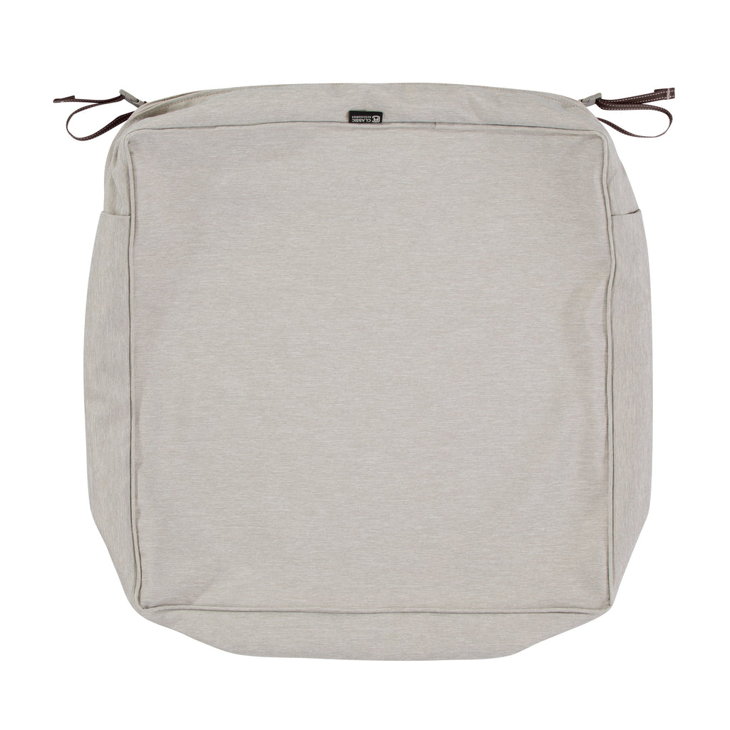 Easygoing Covers Fade-Resistant Water-Resistant 5 Inch Thick Square Patio Dining Seat Cushion Cover image 121