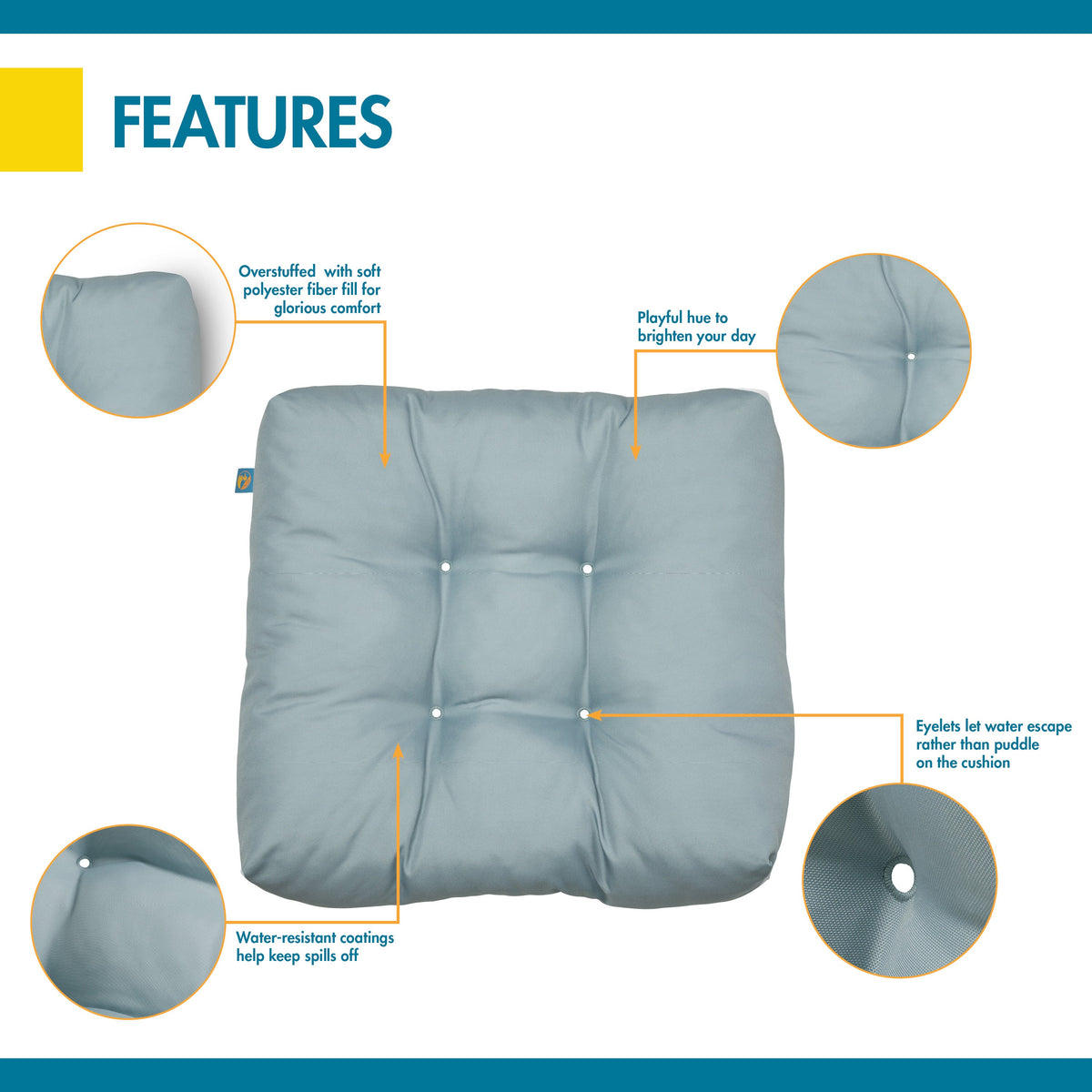 Easygoing Covers All-Weather Indoor/Outdoor Seat Cushion image 24