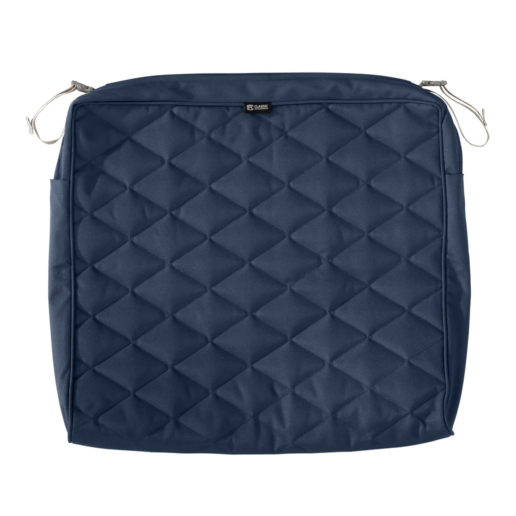Easygoing Covers Fade-Resistant Water-Resistant Patio Quilted Seat Cushion Cover image 1