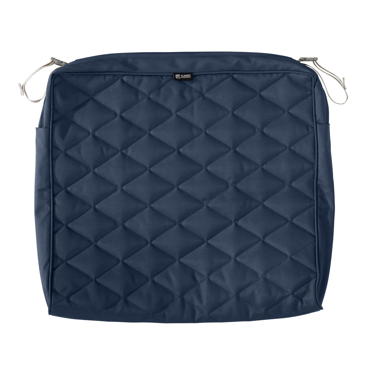 Easygoing Covers Fade-Resistant Water-Resistant Patio Quilted Seat Cushion Cover image 1