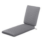 Easygoing Covers Fade-Resistant Water-Resistant Rectangle Patio Quilted Chaise Lounge Cushion image 60