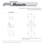 Easygoing Covers Weatherproof 34 Inch Outdoor Adirondack Chair Cover image 7