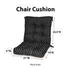 Easygoing Covers Patio Chair Cushion 21”W x 19”D (seat) x 22.5”H (back) image 18