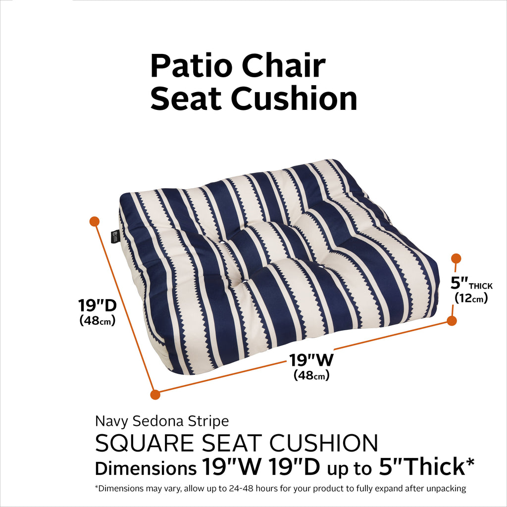 Easygoing Covers Patio Seat Cushion, 2 Pack, 19"W image 30