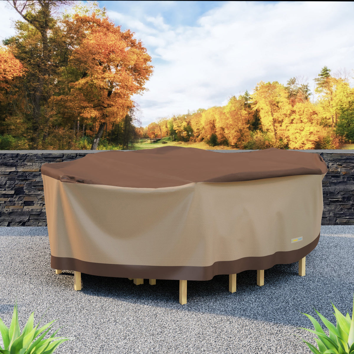 Easygoing Covers Ultimate Waterproof Outdoor Table with Chairs Cover, Rectangular image 10