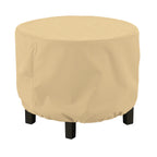 Easygoing Covers Water-Resistant Round Ottoman/Coffee Table Cover image 1