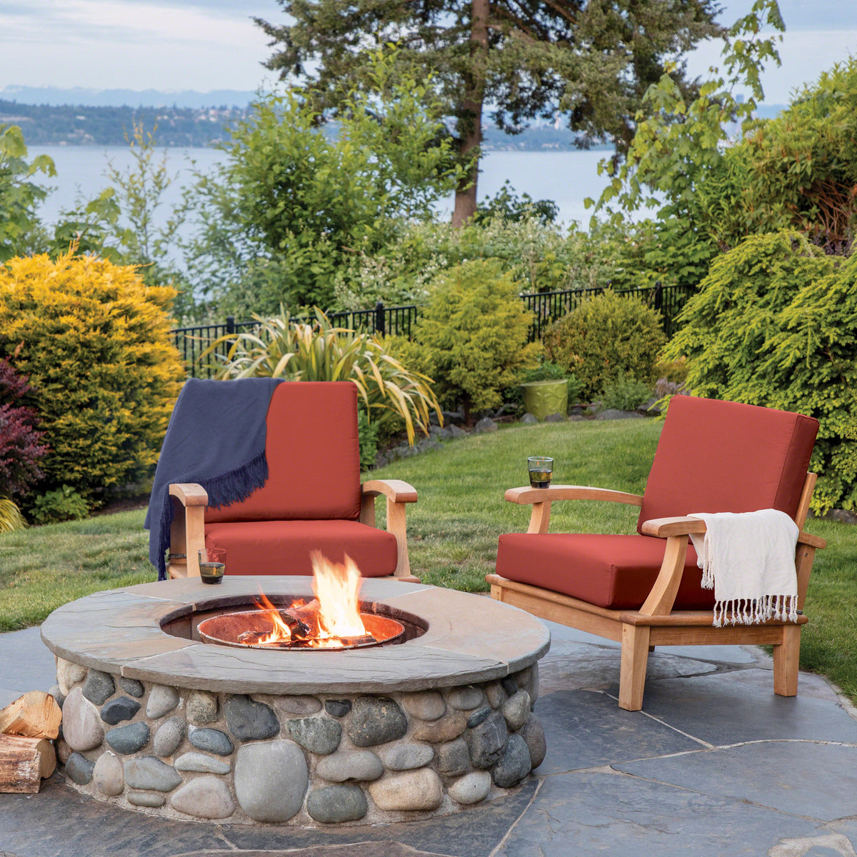 Easygoing Covers Water-Resistant Patio Lounge Chair/Loveseat Back Cushion, 4 Inch Thick image 20