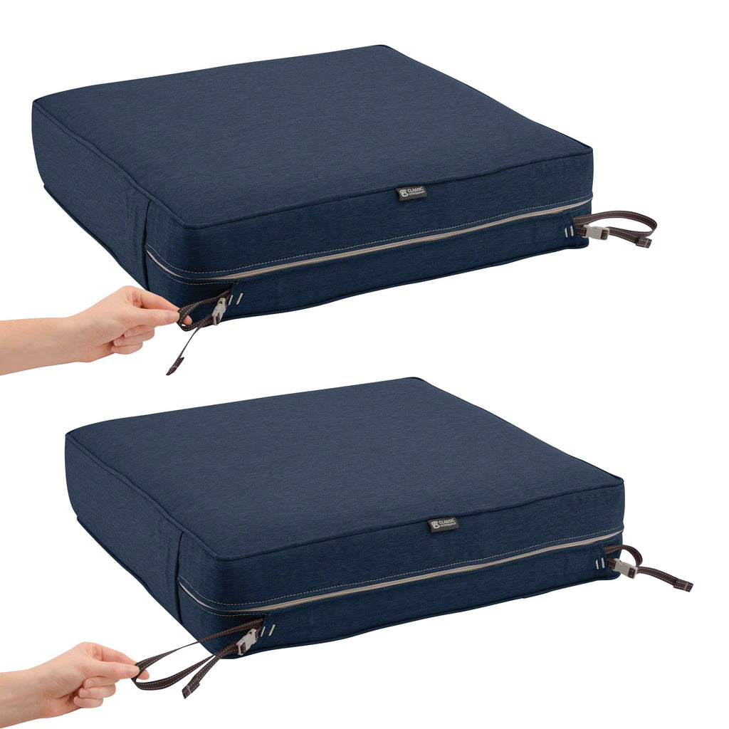 Easygoing Covers Fade-Resistant Water-Resistant 5 Inch Thick Rectangle Patio Lounge Seat Cushion image 107