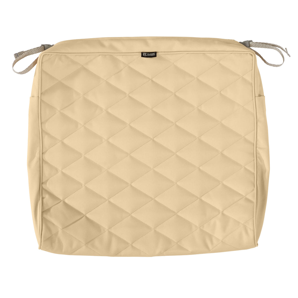 Easygoing Covers Fade-Resistant Water-Resistant Patio Quilted Seat Cushion Cover image 21