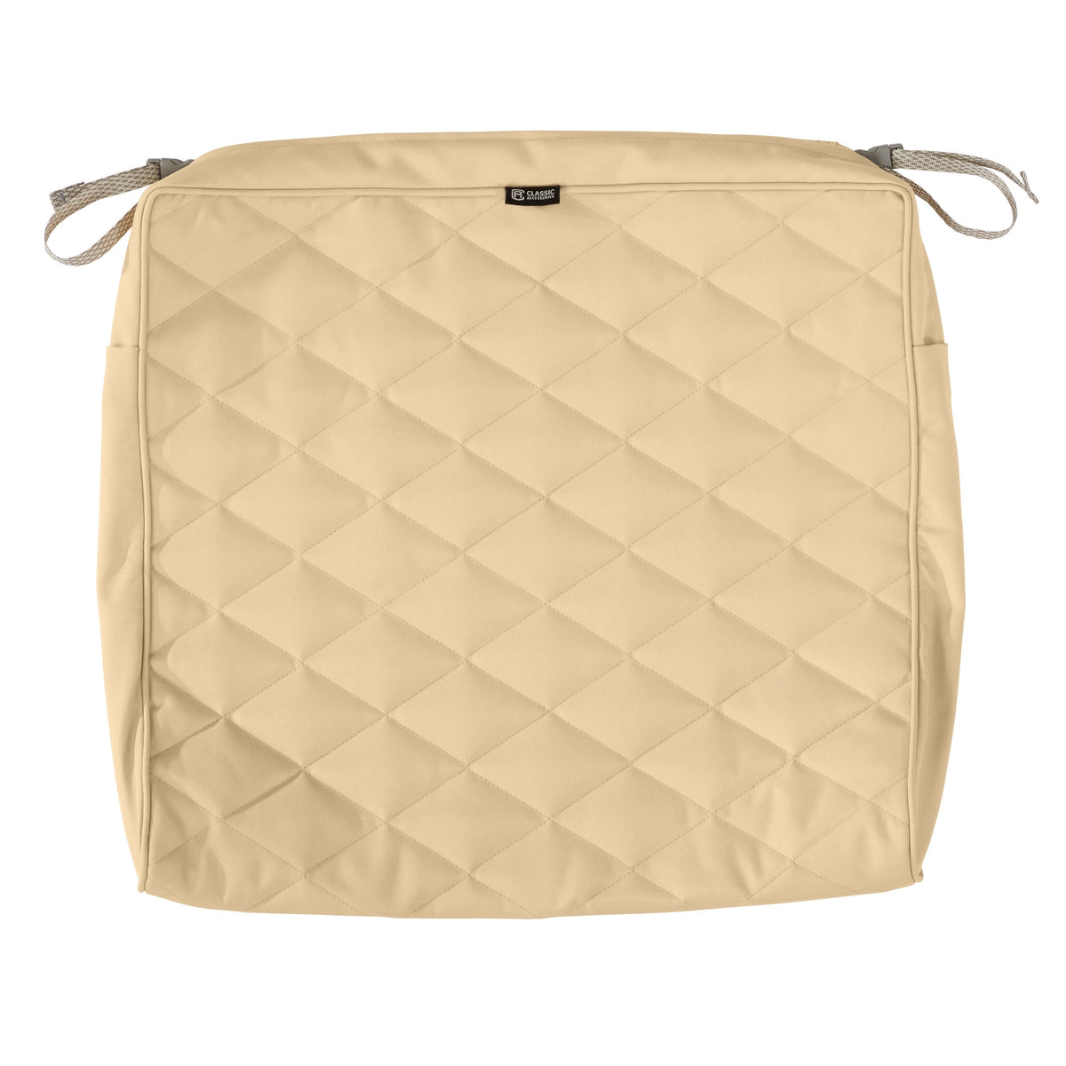 Easygoing Covers Fade-Resistant Water-Resistant Patio Quilted Seat Cushion Cover image 21