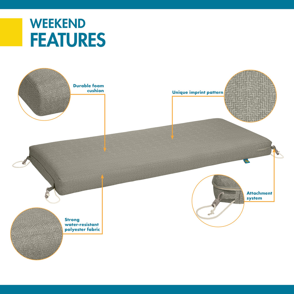 Easygoing Covers All-Weather Outdoor Bench Cushion image 16