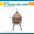 Easygoing Covers Elegant Waterproof 29 Inch Ceramic BBQ Grill Cover image 2