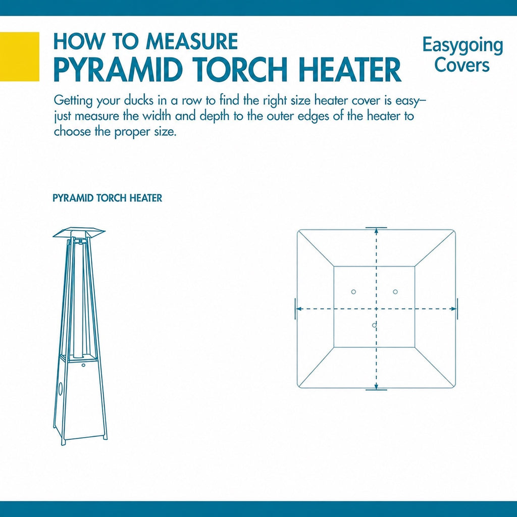 Easygoing Covers Ultimate Waterproof Pyramid Torch Heater Cover, 20 Inch image 4