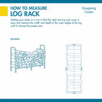Easygoing Covers Ultimate Waterproof Log Rack Cover, 98 Inch image 2