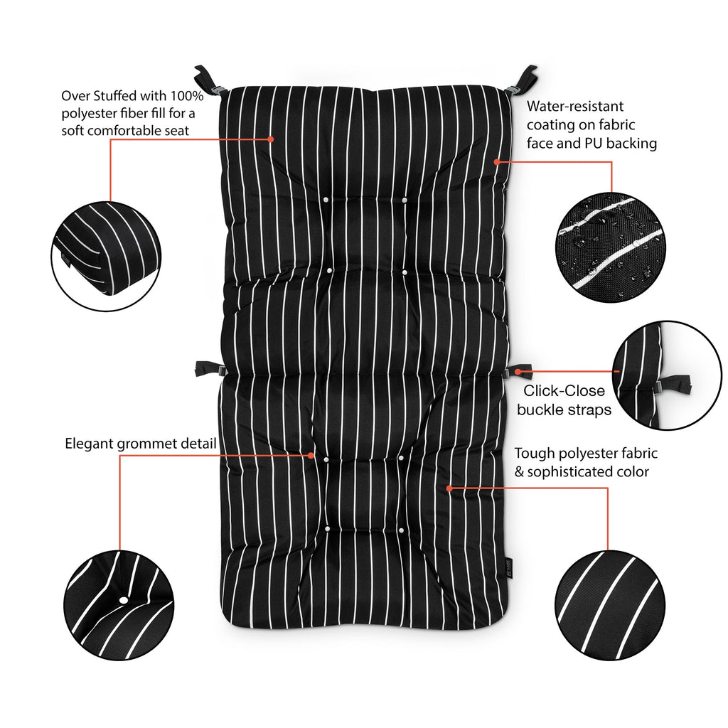 Easygoing Covers Patio Chair Cushion 21”W x 19”D (seat) x 22.5”H (back) image 32