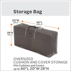 Easygoing Covers Water-Resistant Patio Cushion and Cover Storage Bag image 3